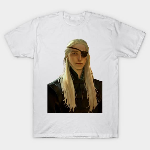 Aemond Targaryen T-Shirt by CustomPortraitsWorld